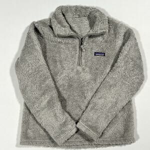 Patagonia Women’s Los Gatos Sherpa Fleece Cozy Pullover Gorpcore Gray Large